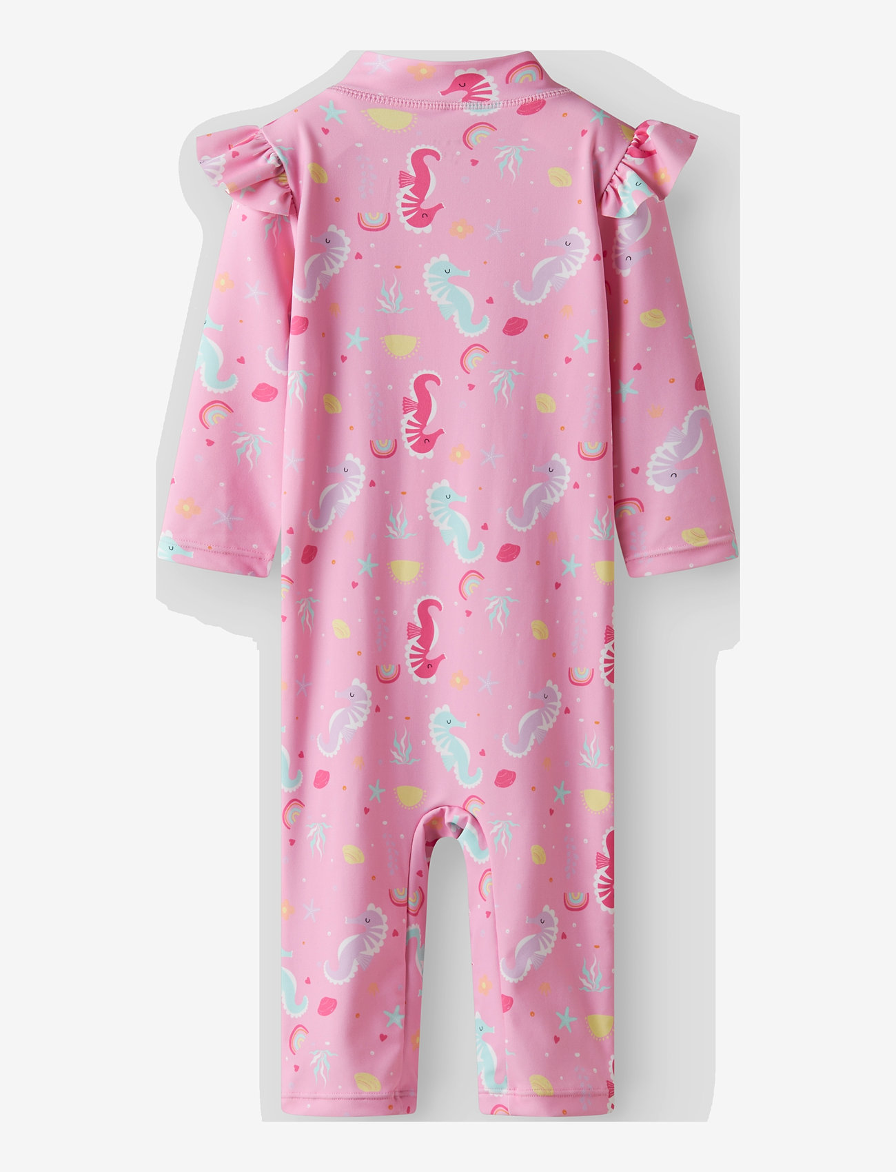 name it - NMFZILA 3/4 UV SWIMSUIT - stroje kąpielowe jednoczęściowe - pink frosting - 1