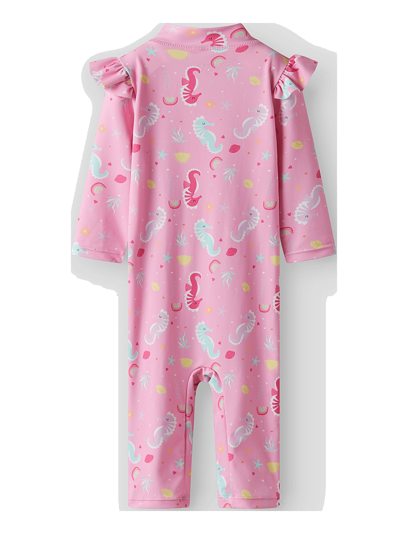 name it - NMFZILA 3/4 UV SWIMSUIT - stroje kąpielowe jednoczęściowe - pink frosting - 1