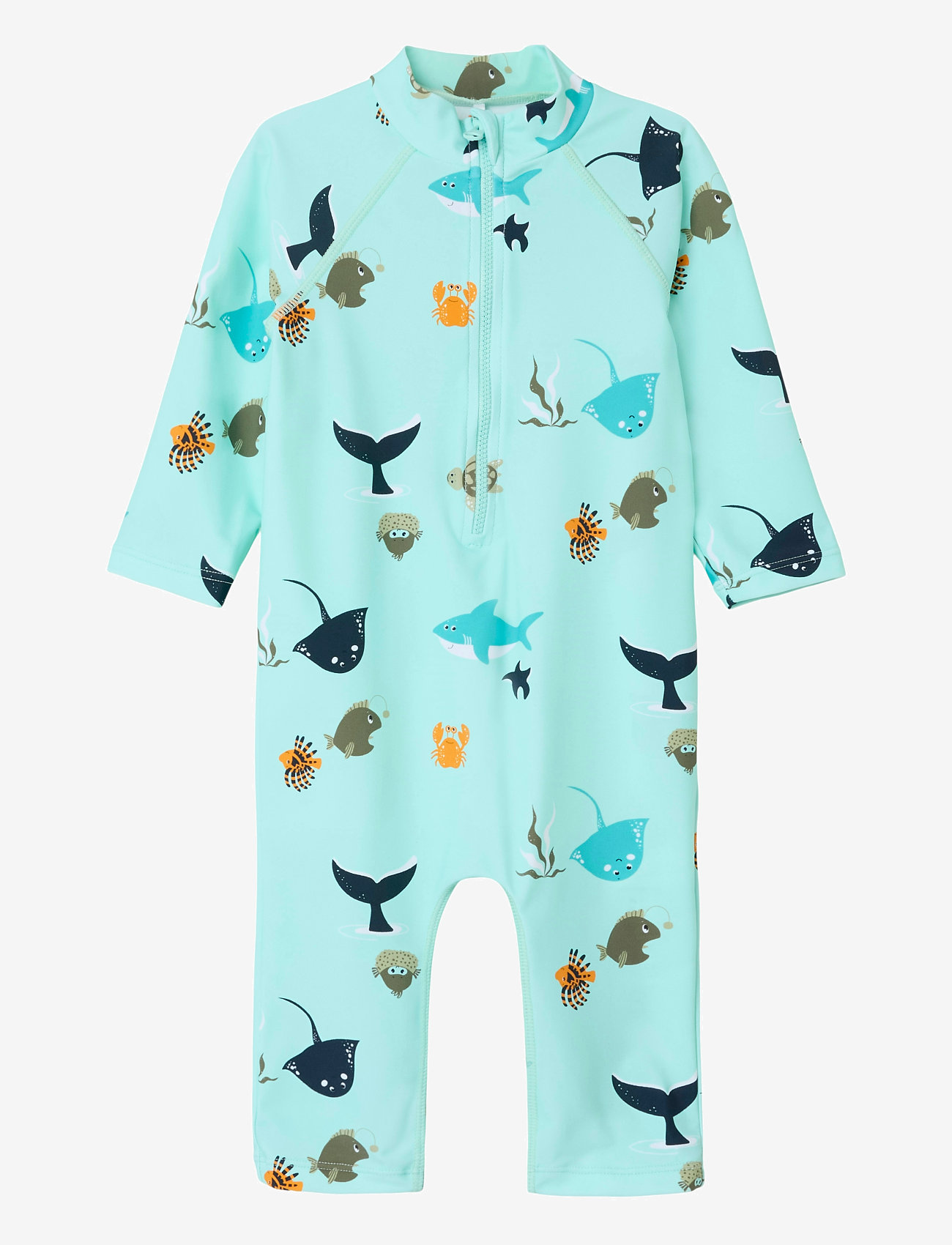 name it - NMMZILO 3/4 UV SUIT - baddräkter - blue tint - 0