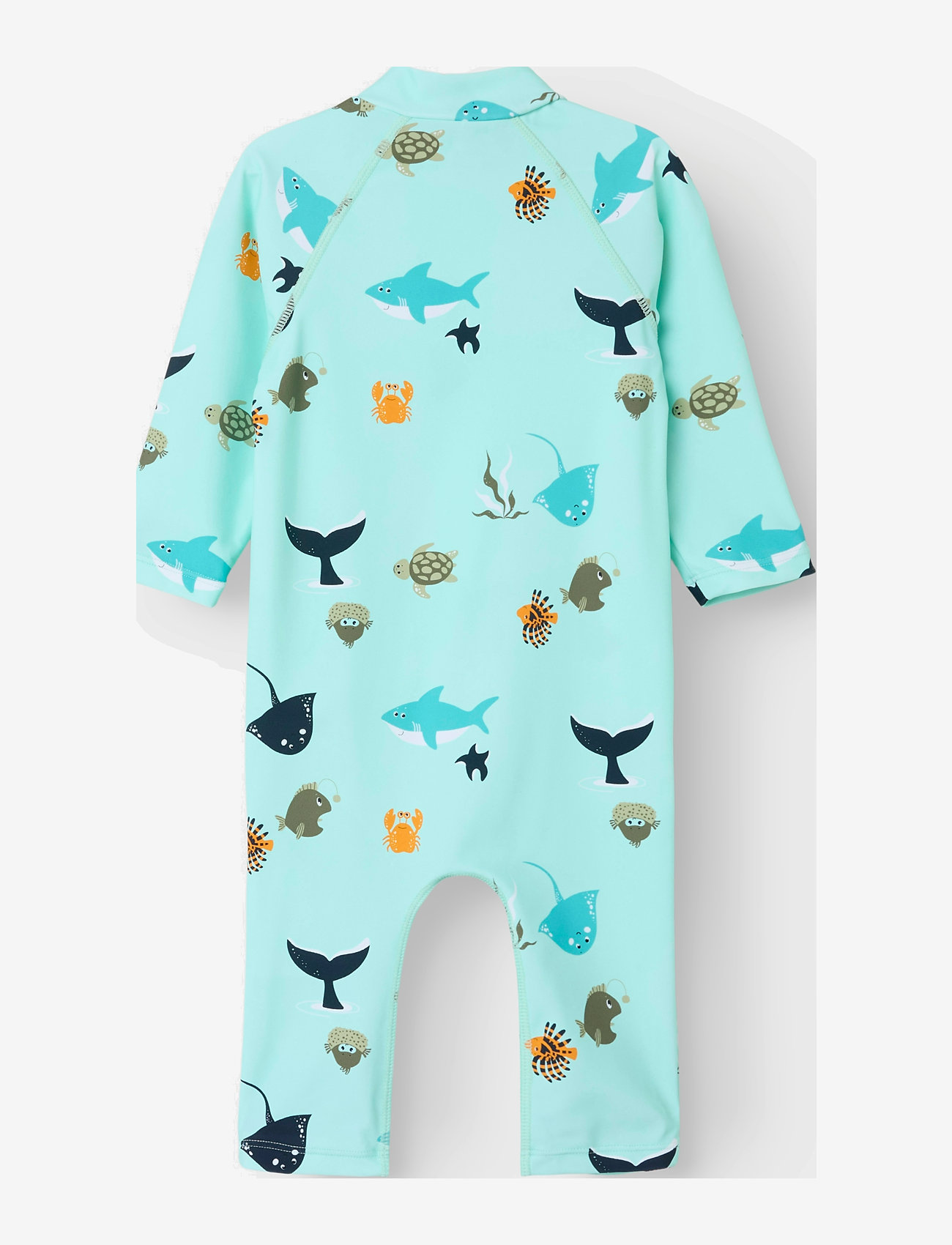 name it - NMMZILO 3/4 UV SUIT - baddräkter - blue tint - 1