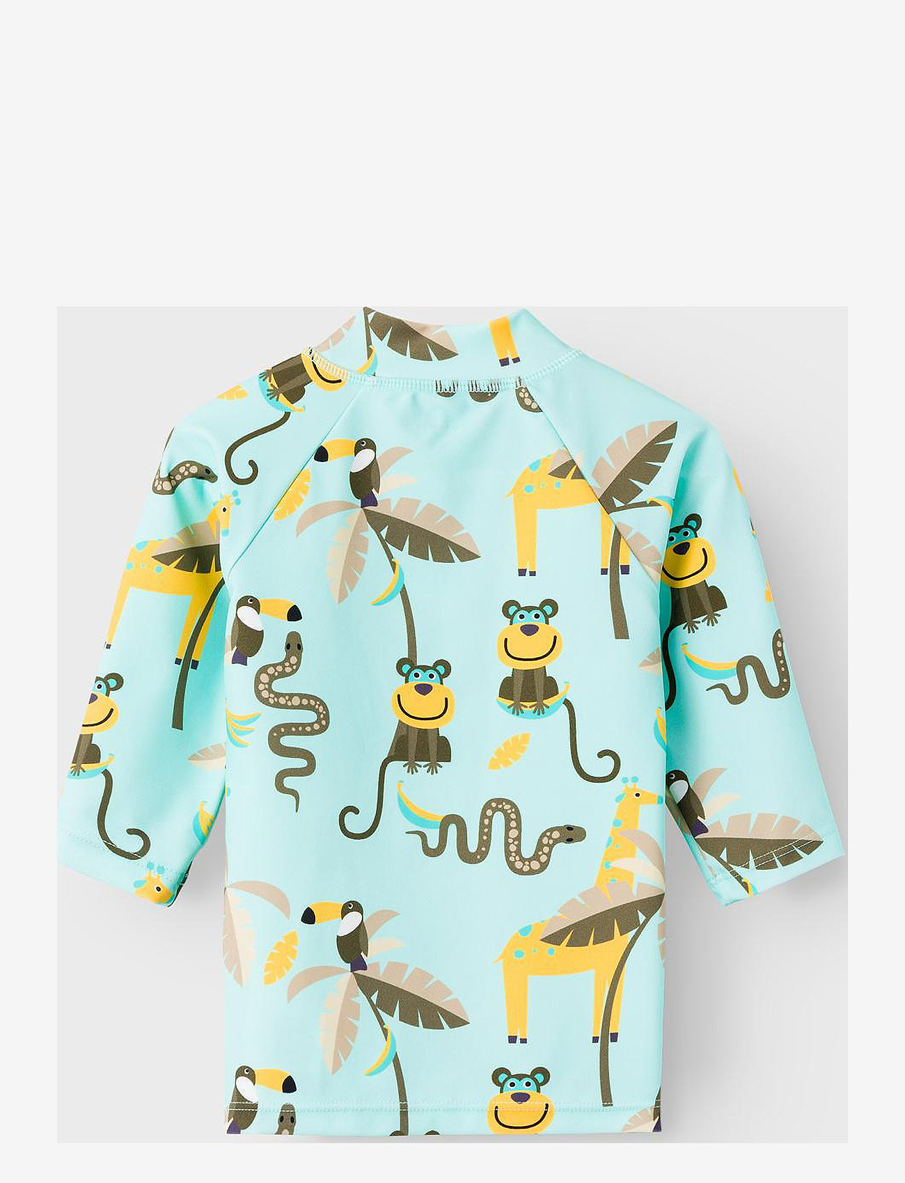 name it - NMMZILO 3/4 UV SWIM TOP - badtoppar - blue tint - 2