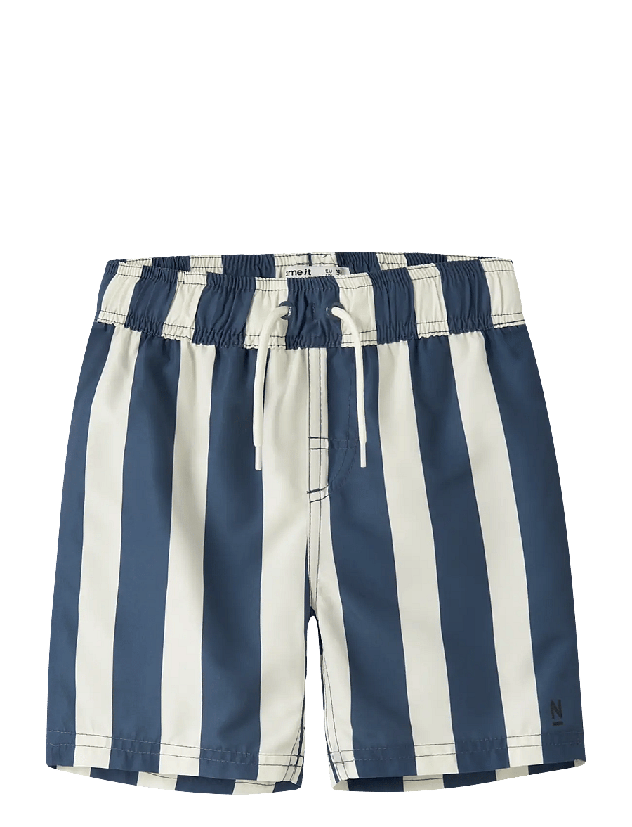 name it - NKMZABA SWIM SHORTS BOX - badehosen - vintage indigo - 0