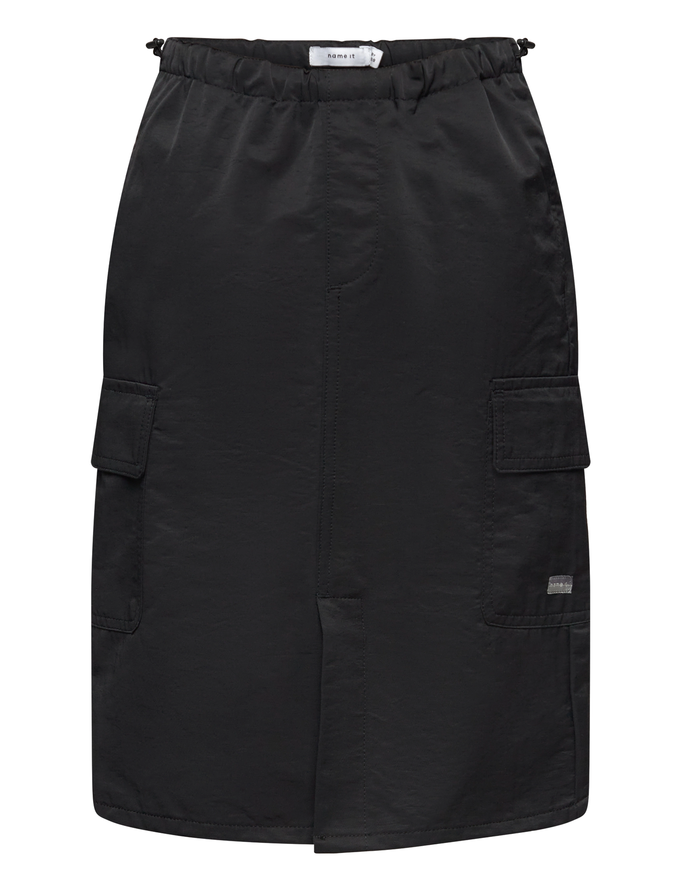 name it NKFBINE MIDI TWILL SKIRT 5299-XP B - Nederdele - BLACK / black