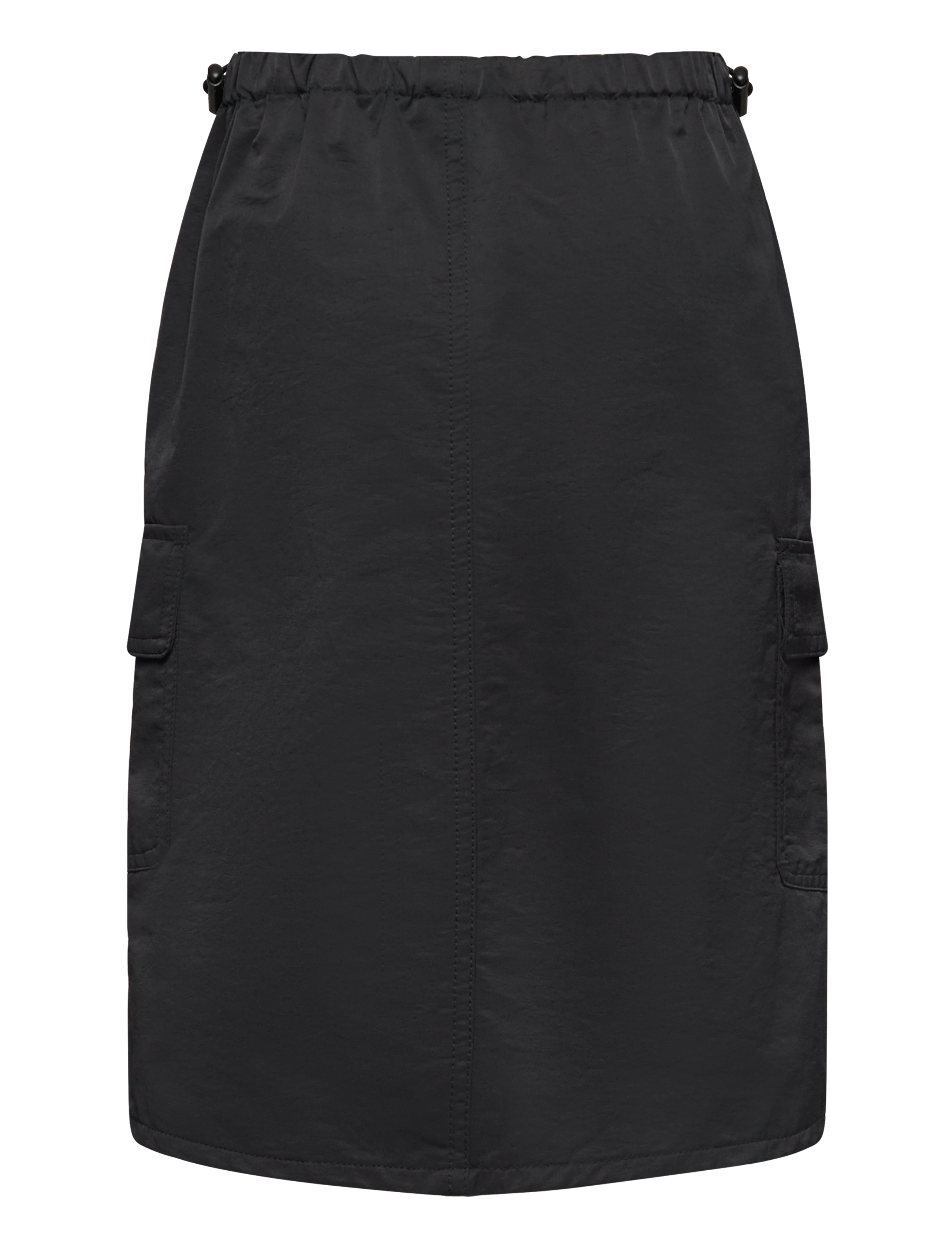 name it - NKFBINE MIDI TWILL SKIRT 5299-XP B - midi nederdele - black - 2