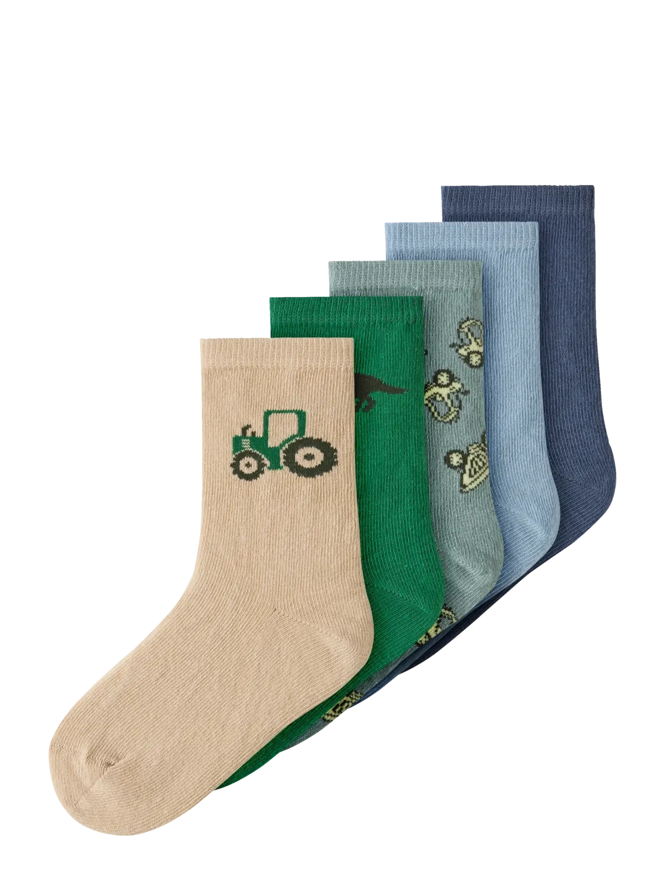 name it Nmmvagn 5P Sock, 31-33, Multi/patterned, Sokker & Strømpebukser > Sokker, Børn