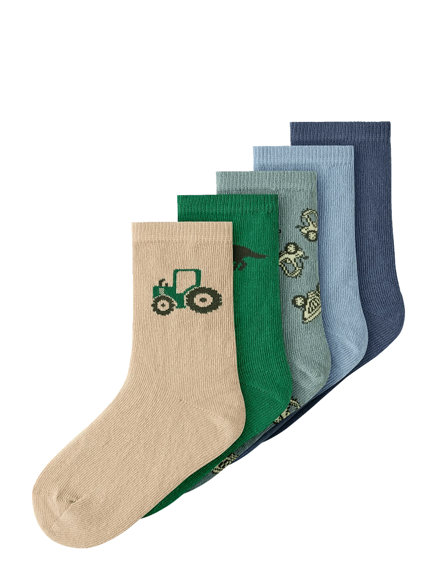 name it - NMMVAGN 5P SOCK - strümpfe - green milieu - 0