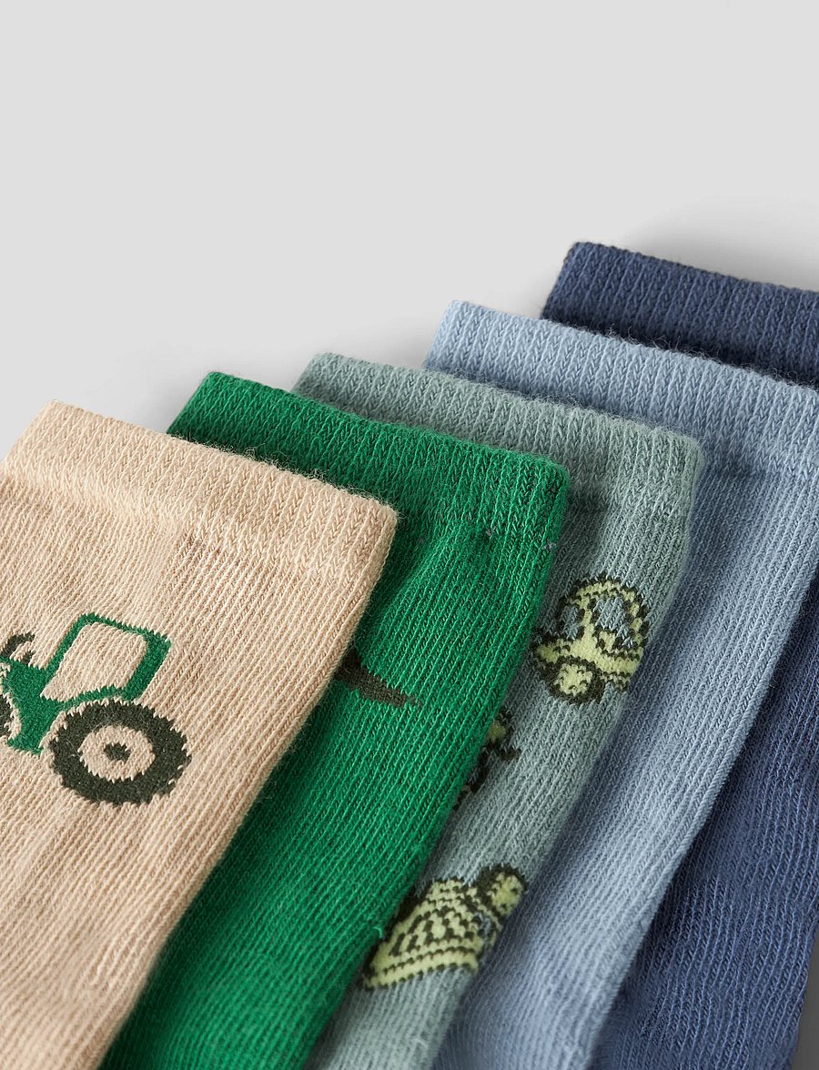name it - NMMVAGN 5P SOCK - strümpfe - green milieu - 3