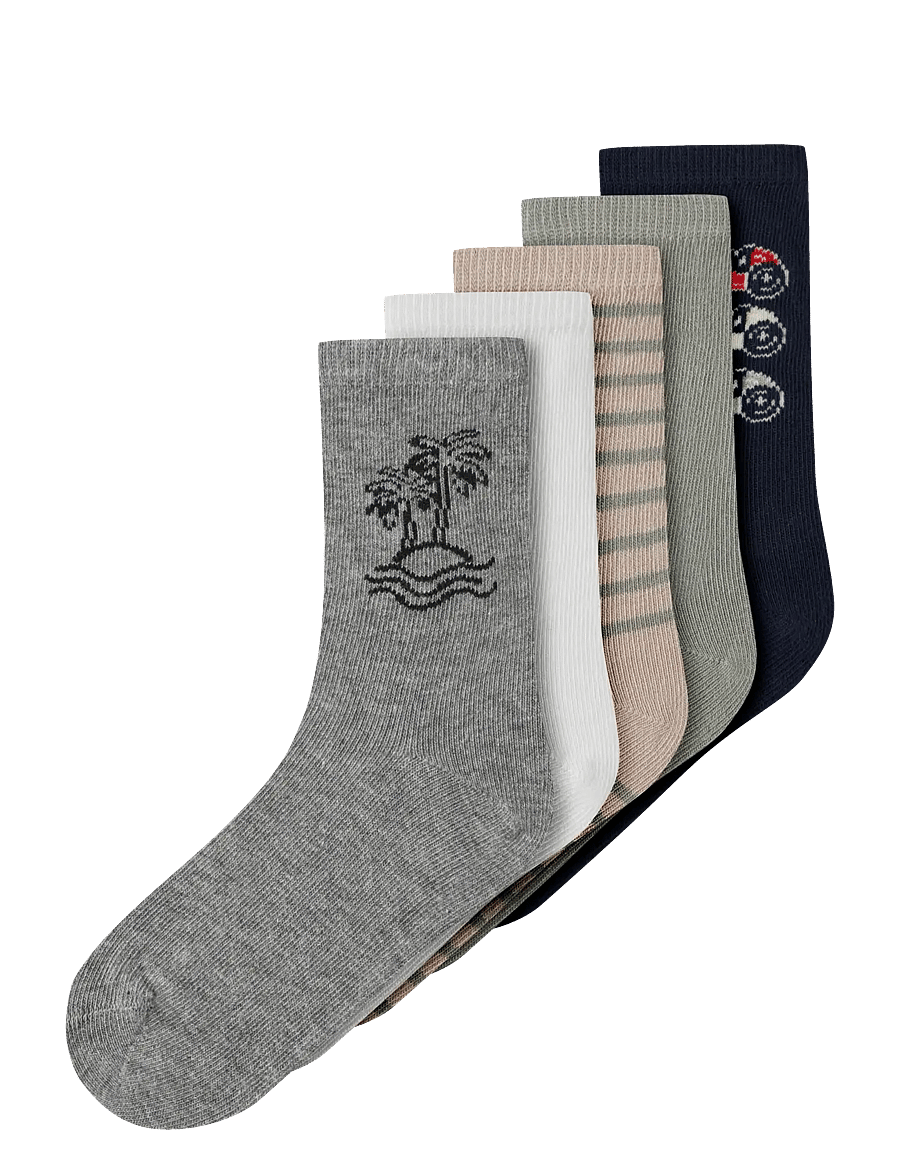 name it - NMMVAGN 5P SOCK - strümpfe - shadow - 1