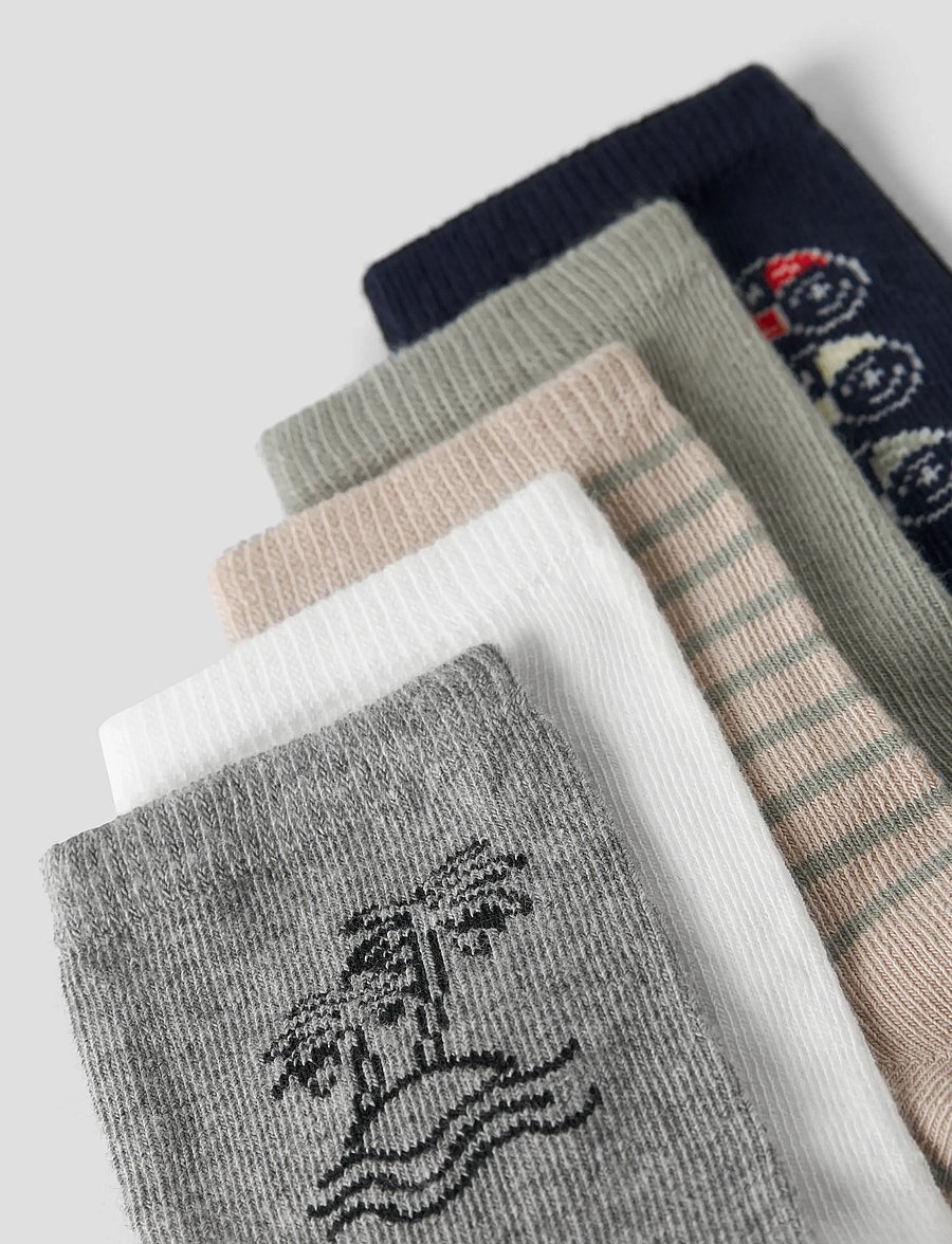 name it - NMMVAGN 5P SOCK - strümpfe - shadow - 4