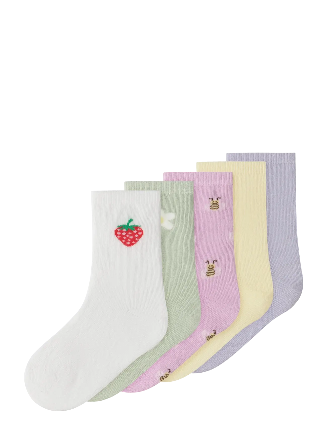 name it NMFVINNI 5P SOCK - Back to school - LAVENDER FOG / multi