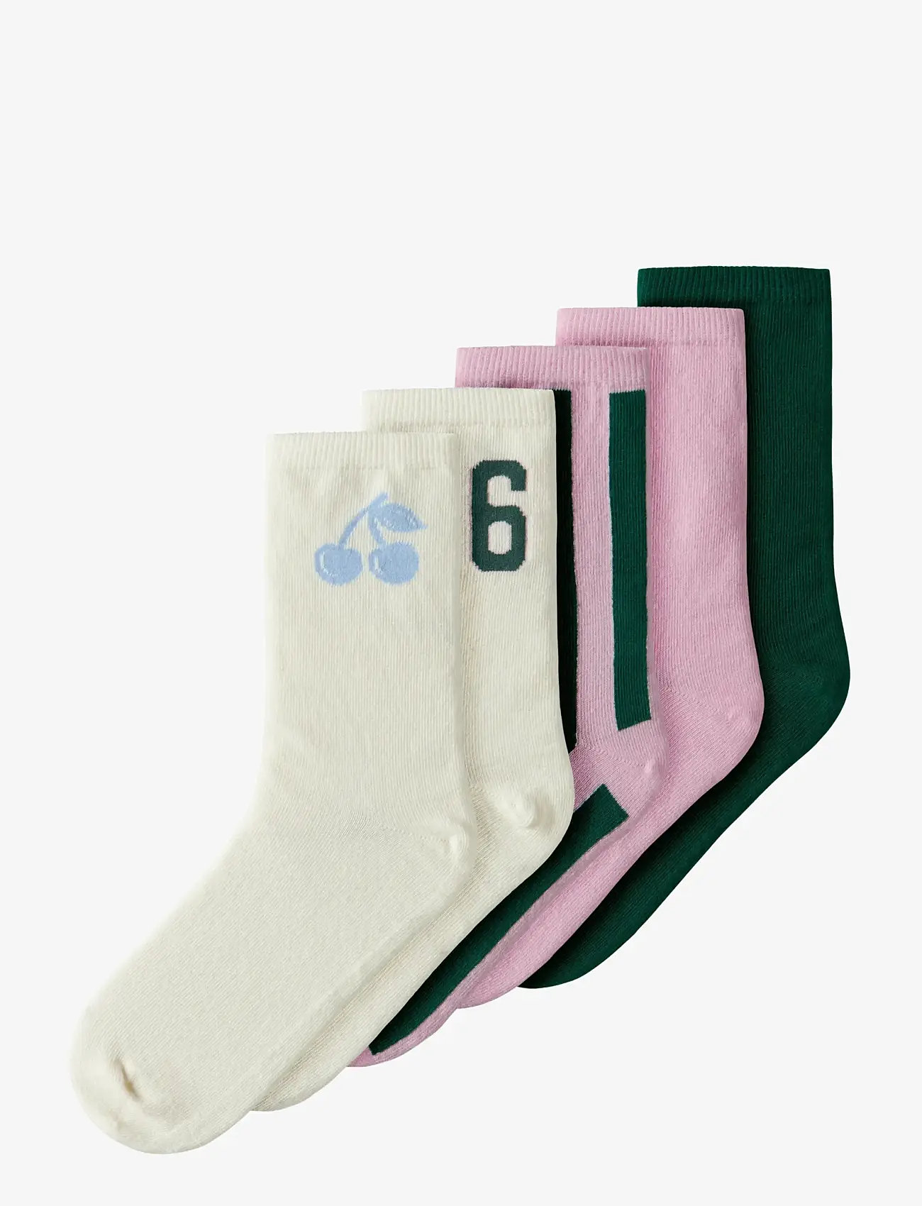 name it - NKFVILDE 5P SOCK - cloud dancer - 0