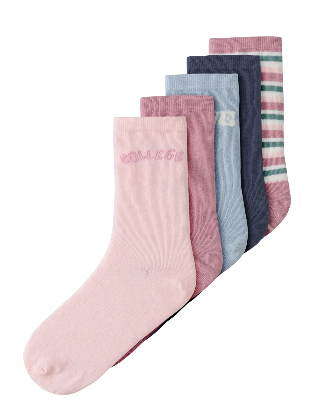 name it NKFVILDE 5P SOCK - Clothing - VINTAGE INDIGO / multi
