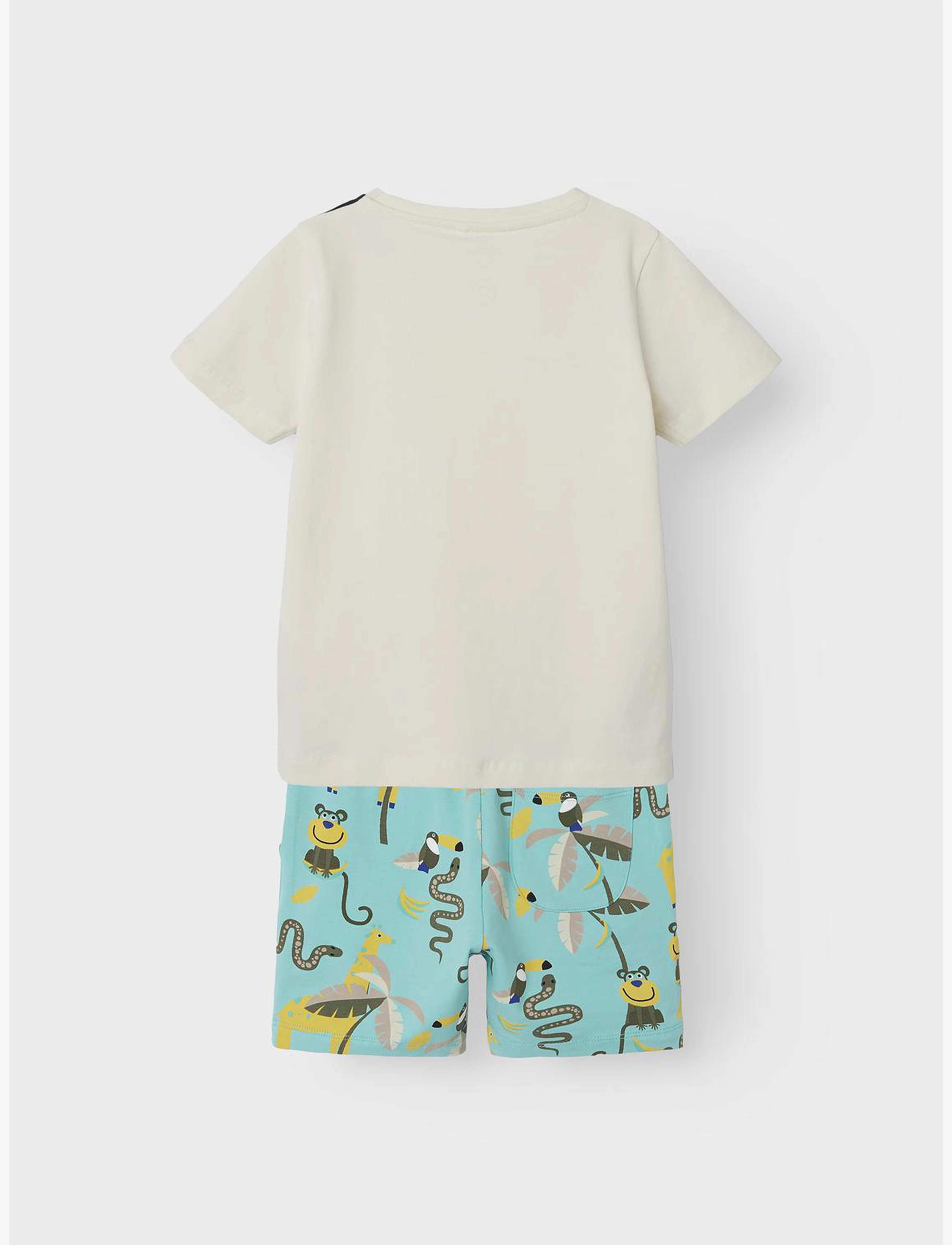 name it - NMMZOMU SHORTS SET BOX - pool blue - 1