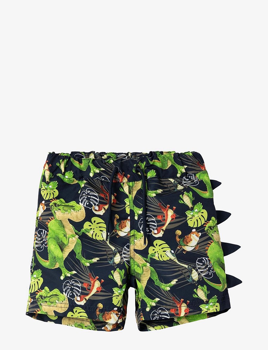 name it - NMMMAZ GIGANTOSAURUS LONG SWIMSHORTS VDE - badehosen - dark sapphire - 1