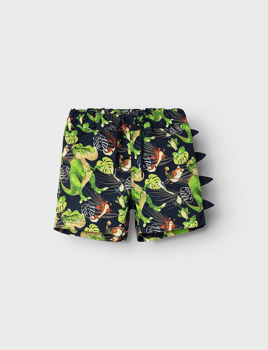 name it - NMMMAZ GIGANTOSAURUS LONG SWIMSHORTS VDE - badehosen - dark sapphire - 0
