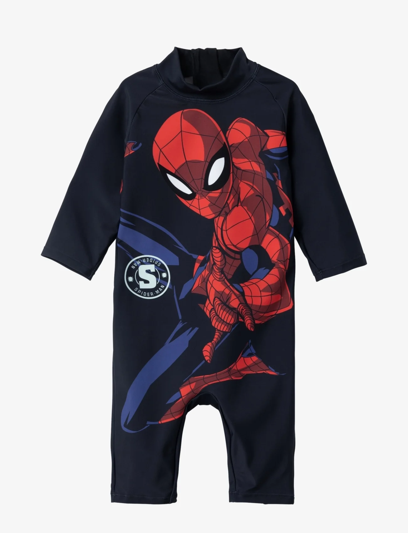 name it - NMMMOTH SPIDERMAN LS UV SUIT MAR - maudymosi kostiumėliai - dark sapphire - 1