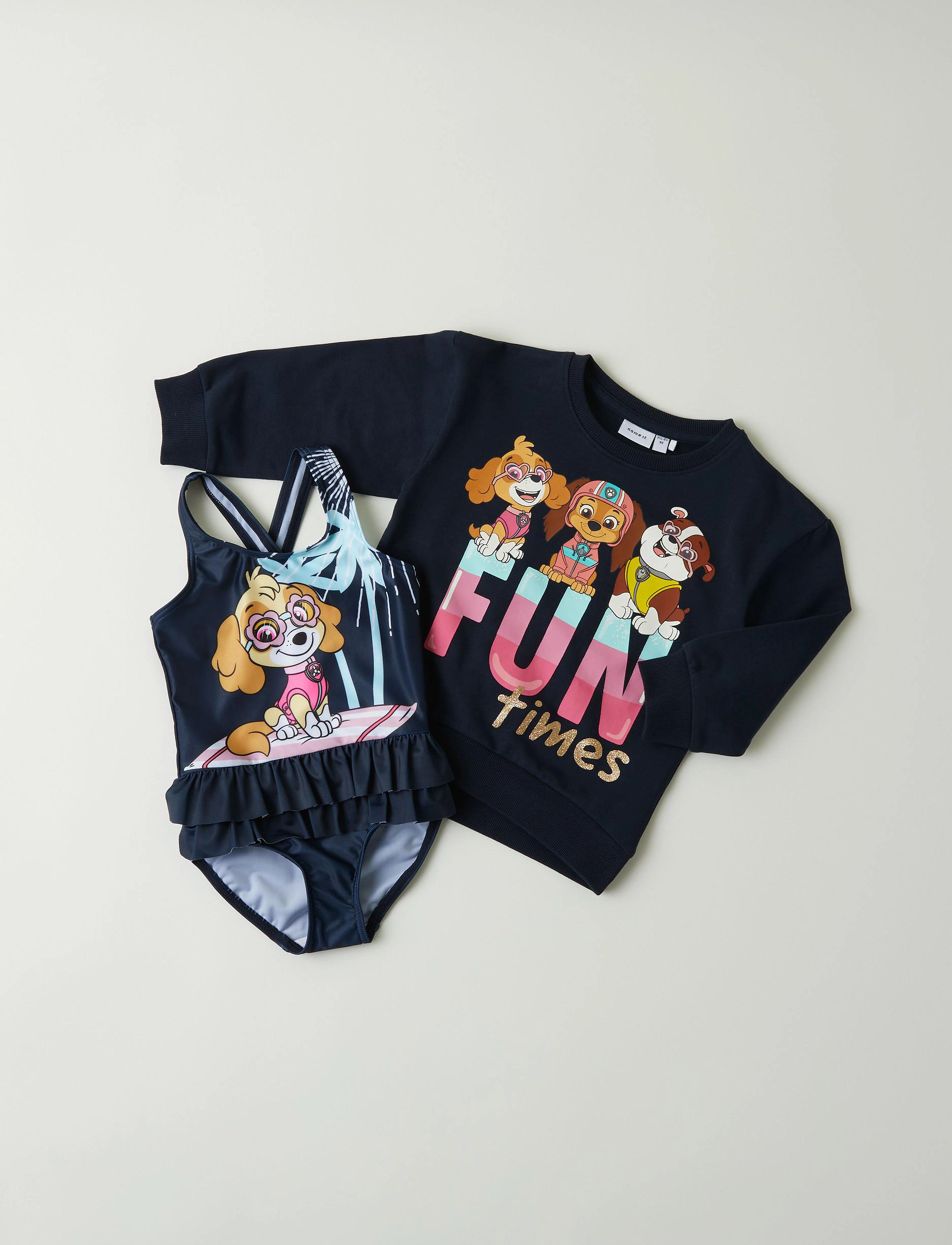 name it - NMFMUSA PAWPATROL SWIMSUIT CPLG - badeanzüge - dark sapphire - 4