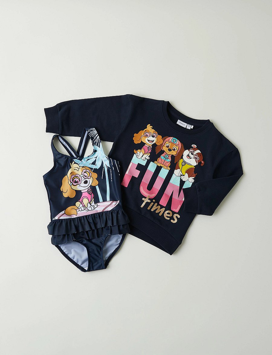 name it - NMFMUSA PAWPATROL SWIMSUIT CPLG - badeanzüge - dark sapphire - 4