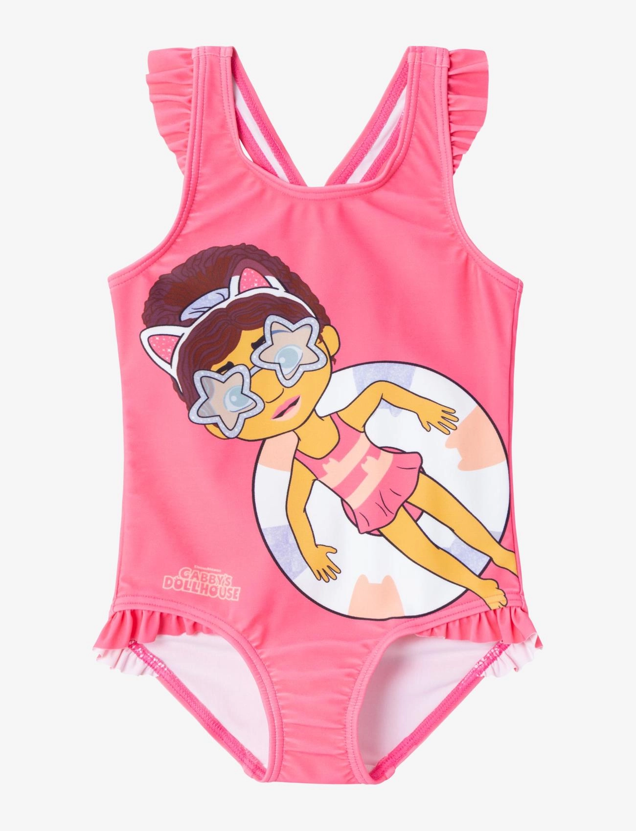 name it NMFMEDINA GABBY SWIMSUIT BFU - Badetøj - CAMELLIA ROSE / pink/rose