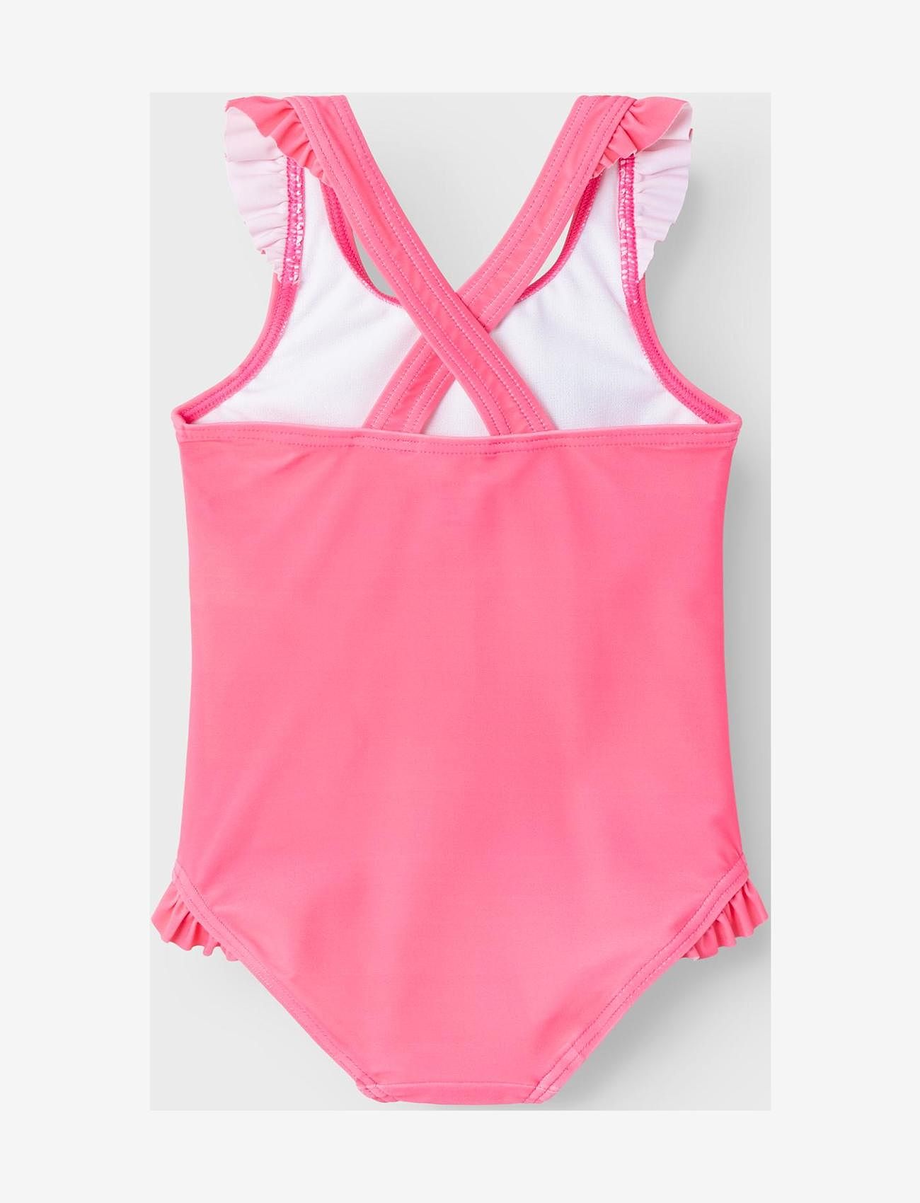 name it - NMFMEDINA GABBY SWIMSUIT BFU - gode sommertilbud - camellia rose - 2