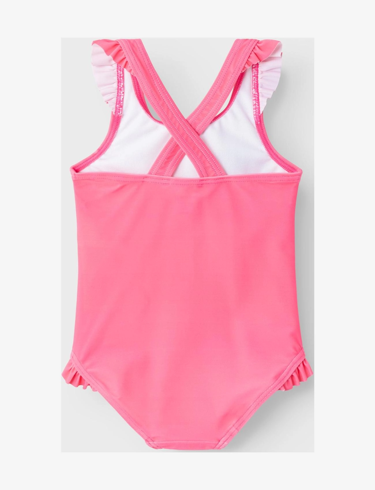 name it - NMFMEDINA GABBY SWIMSUIT BFU - gode sommertilbud - camellia rose - 2