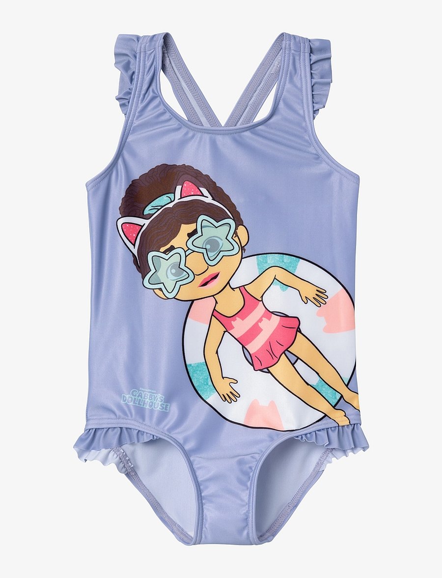 name it - NMFMEDINA GABBY SWIMSUIT BFU - najniższe ceny - heirloom lilac - 1