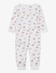 name it - NBFNIGHTSUIT ZIP ORCHID PINK TEDDY NOOS - magamiskombinesoonid - bright white - 1