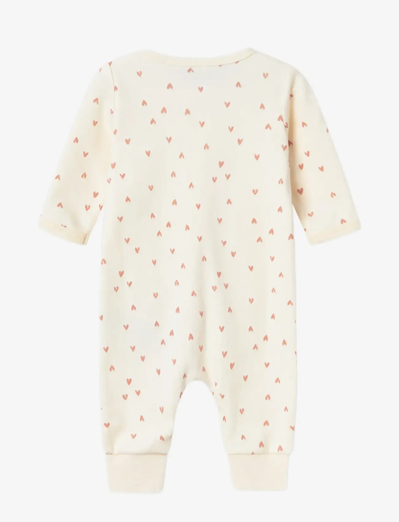 name it - NBFNIGHTSUIT ZIP BUTTERCREAM HEARTS NOOS - sovoveraller - buttercream - 2