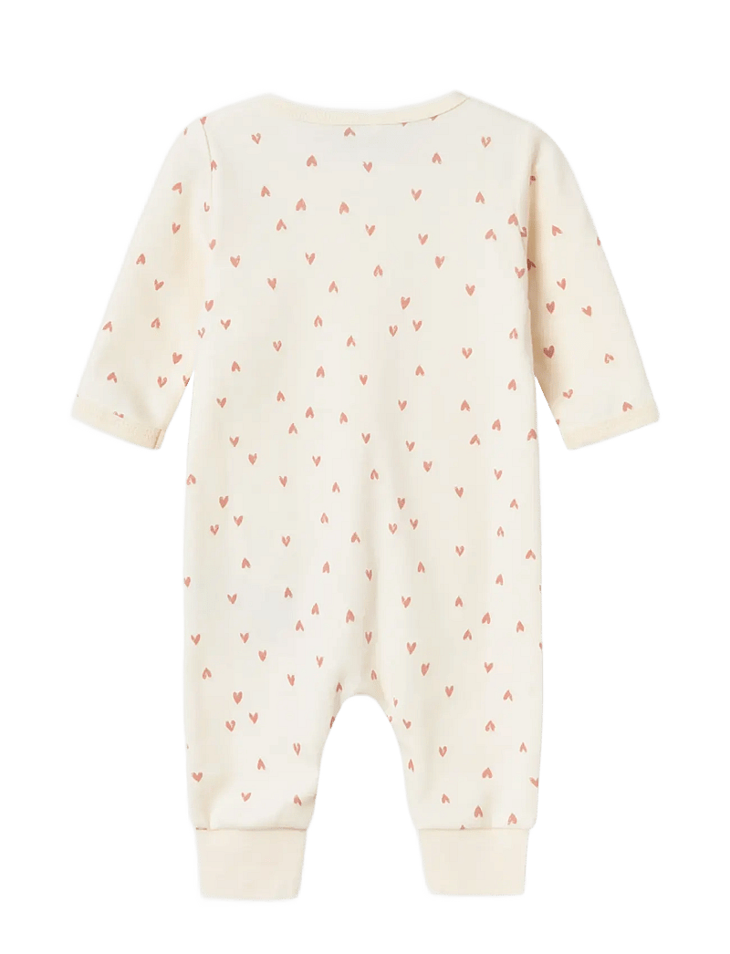 name it - NBFNIGHTSUIT ZIP BUTTERCREAM HEARTS NOOS - sovoveraller - buttercream - 2