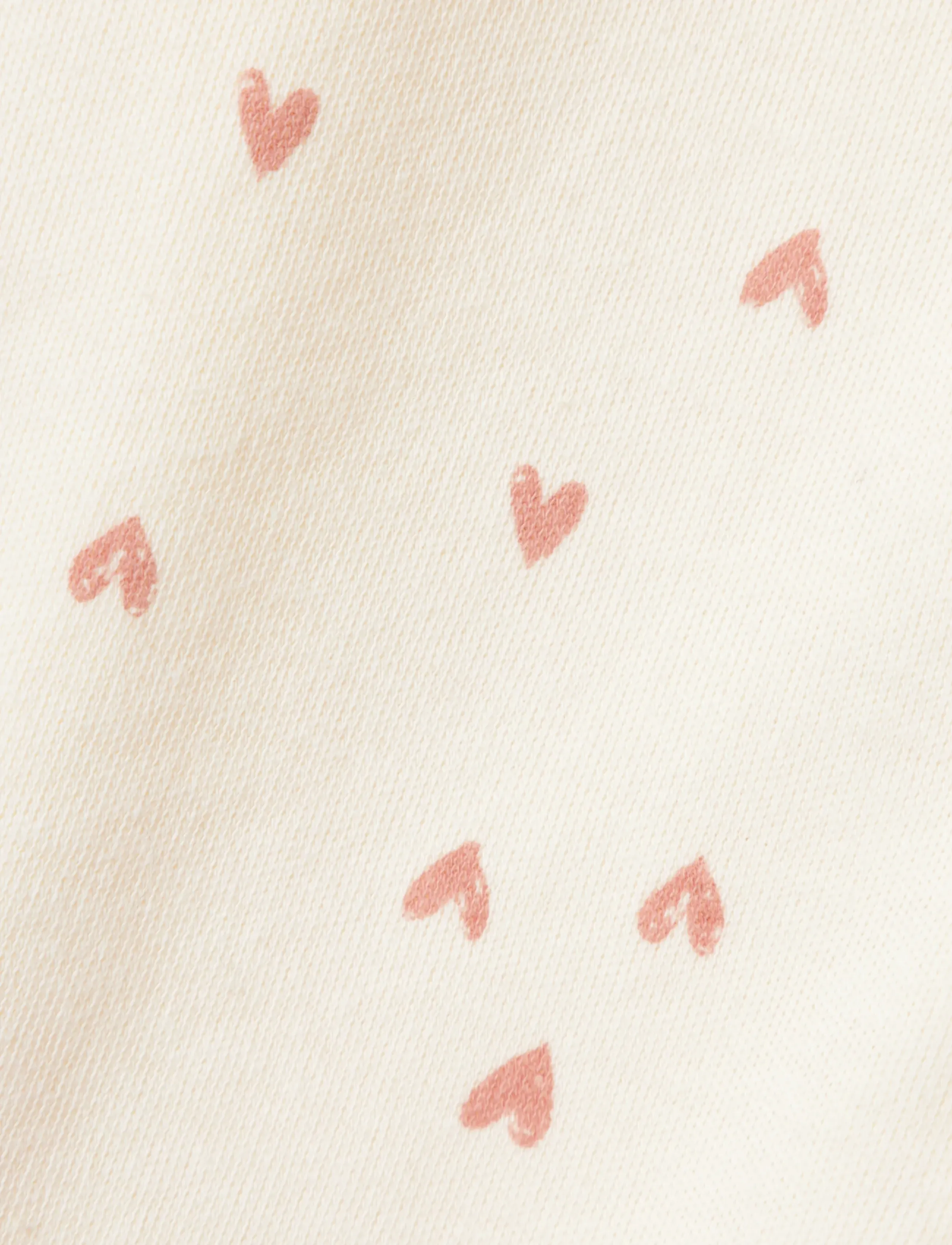 name it - NBFNIGHTSUIT ZIP BUTTERCREAM HEARTS NOOS - grenouillères - buttercream - 3
