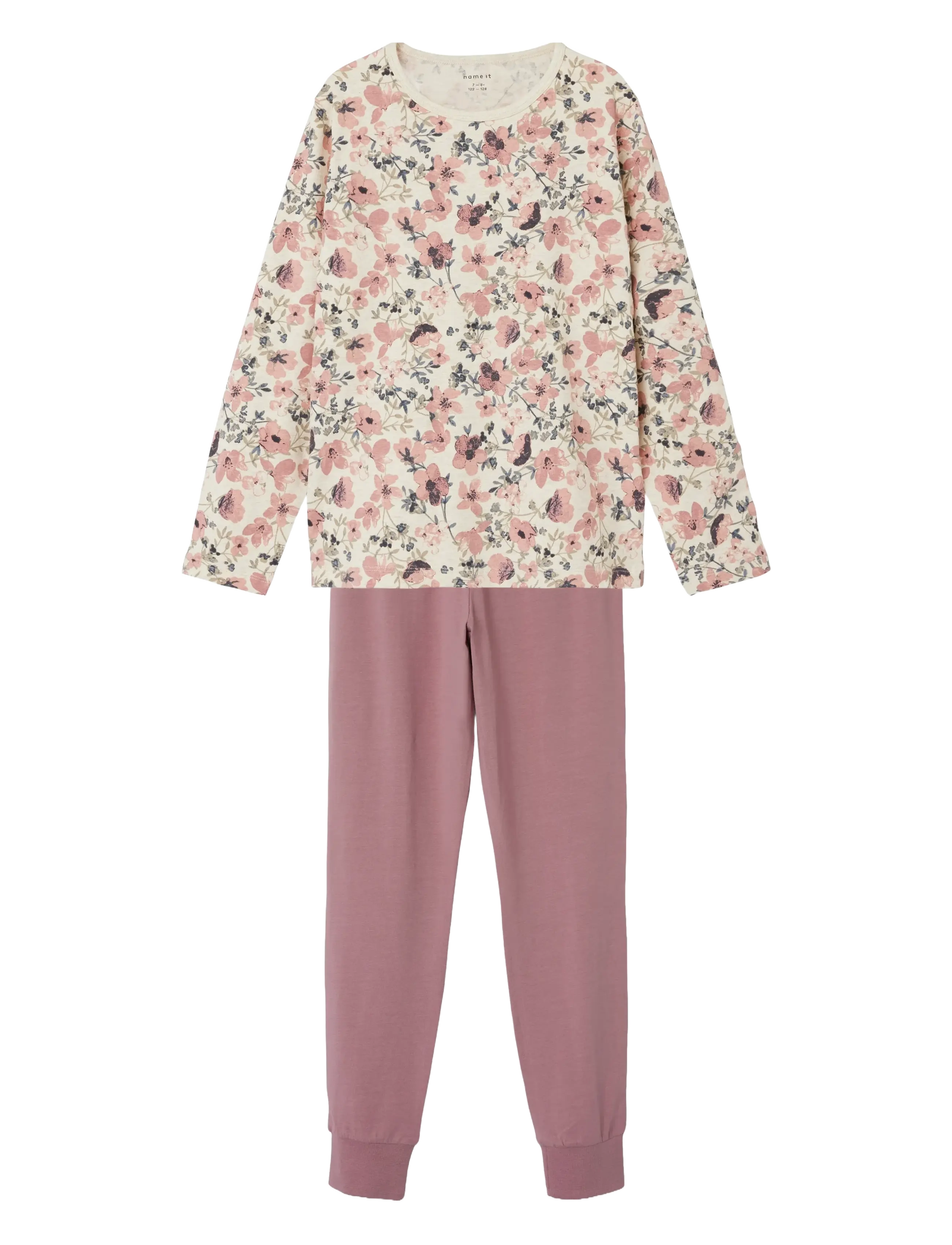 name it NKFNIGHTSET NOSTALGIA FLOWER NOOS - Komplektid - NOSTALGIA ROSE / pink/rose