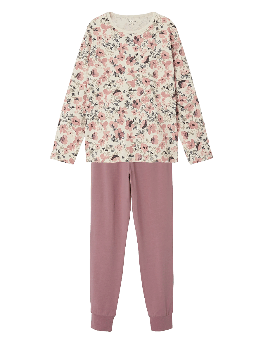 name it - NKFNIGHTSET NOSTALGIA FLOWER NOOS - pyjamasets - nostalgia rose - 1