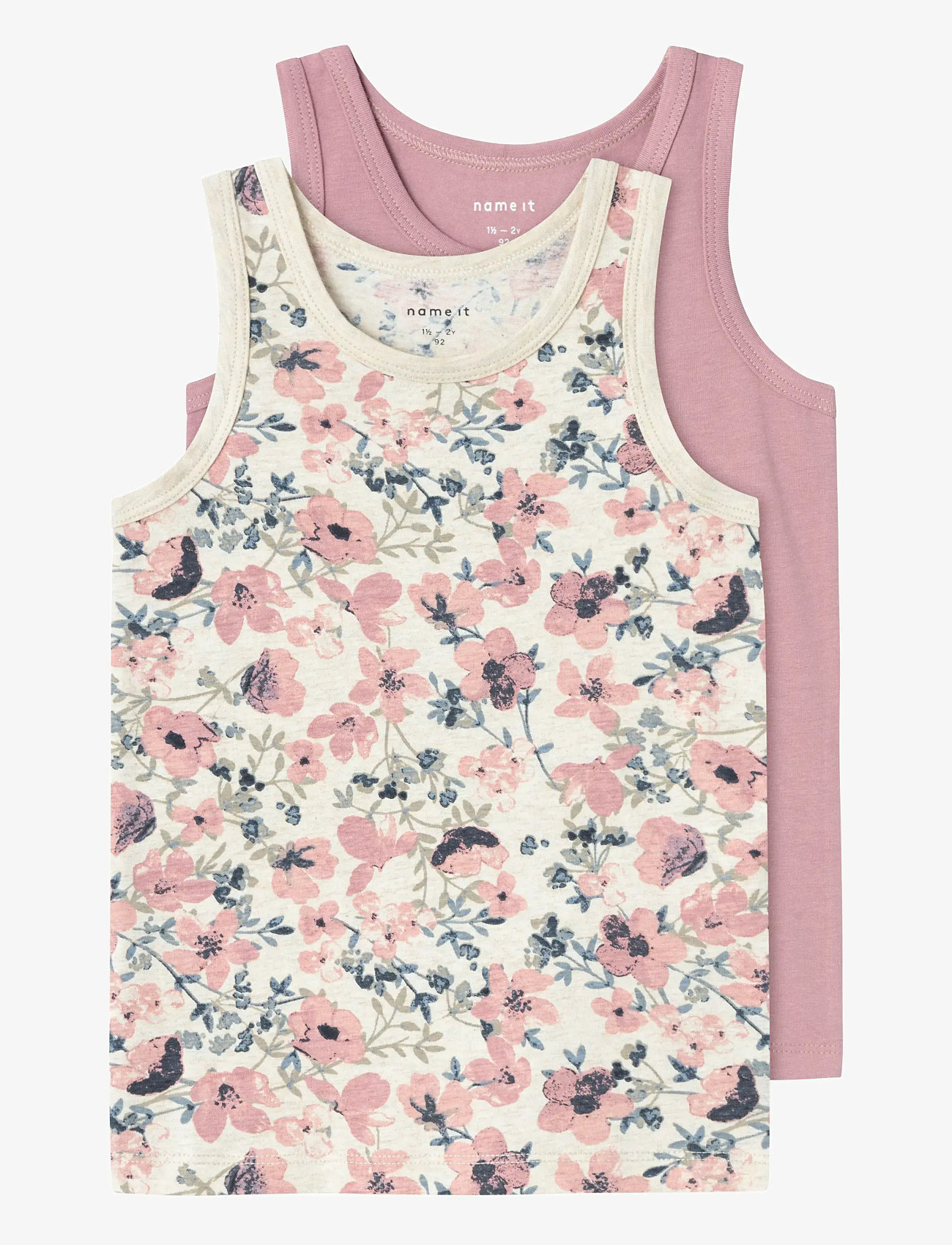 name it - NMFTANK TOP 2P NOSTALGIA FLOWER NOOS - Ärmellose - nostalgia rose - 0