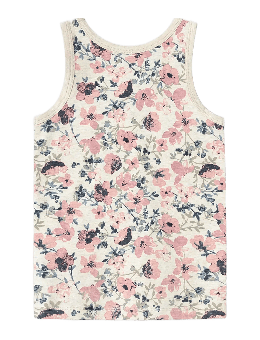 name it - NMFTANK TOP 2P NOSTALGIA FLOWER NOOS - tanktops - nostalgia rose - 1