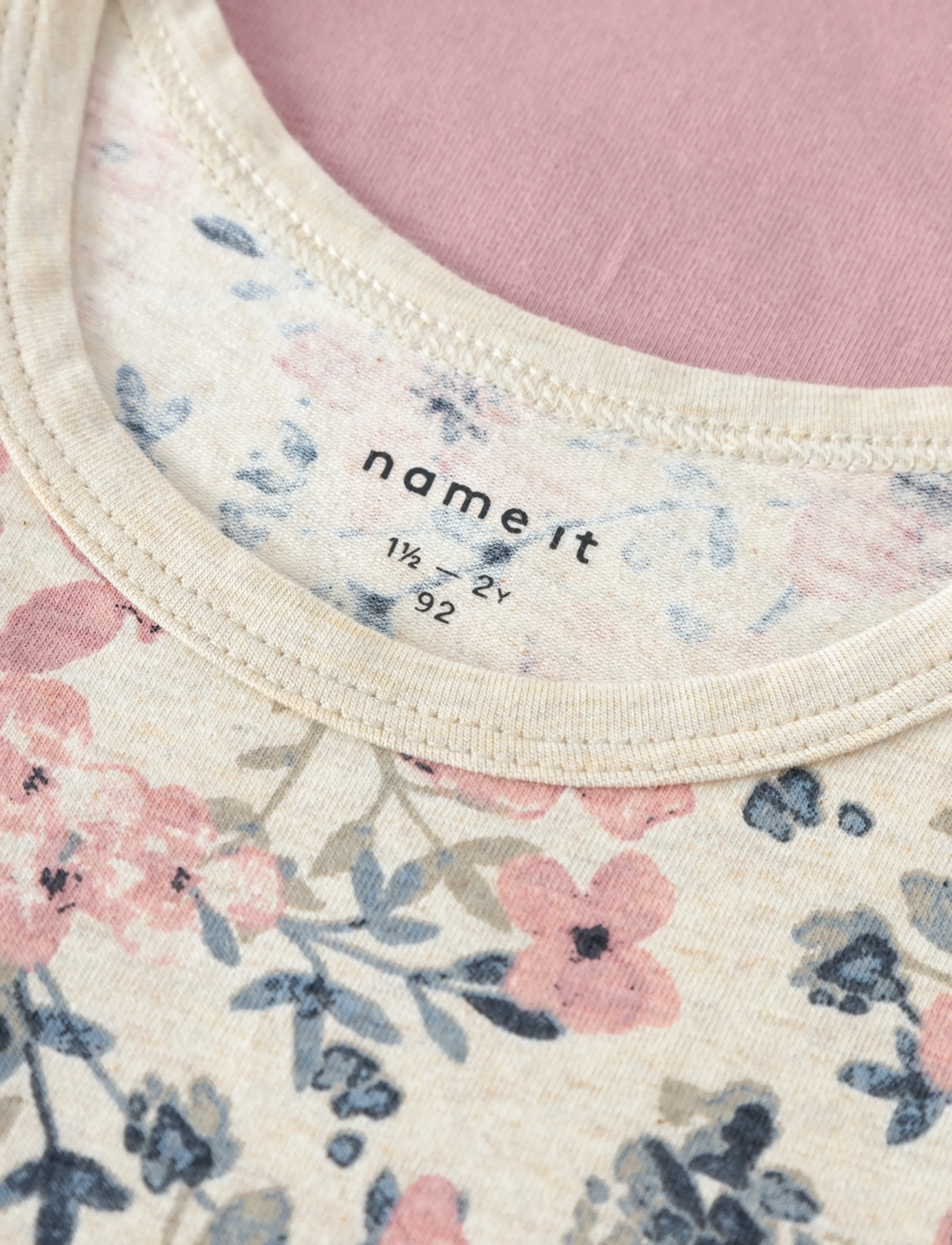 name it - NMFTANK TOP 2P NOSTALGIA FLOWER NOOS - sleeveless - nostalgia rose - 2