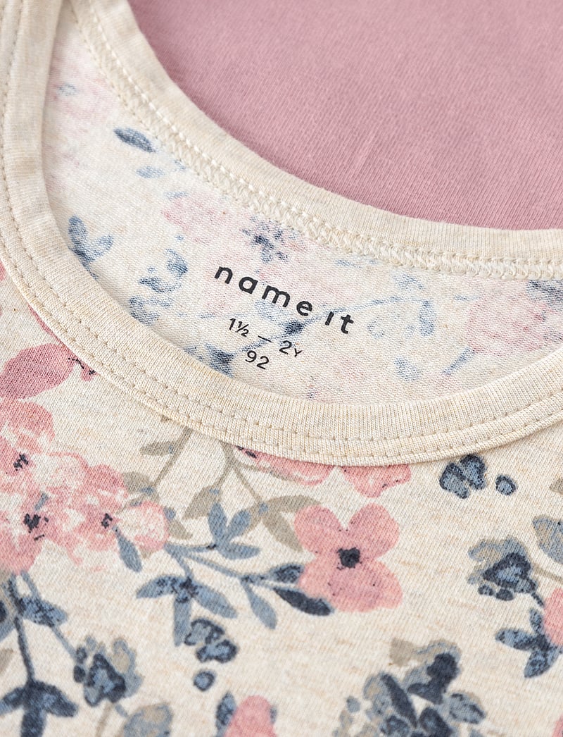 name it - NMFTANK TOP 2P NOSTALGIA FLOWER NOOS - linnen - nostalgia rose - 4