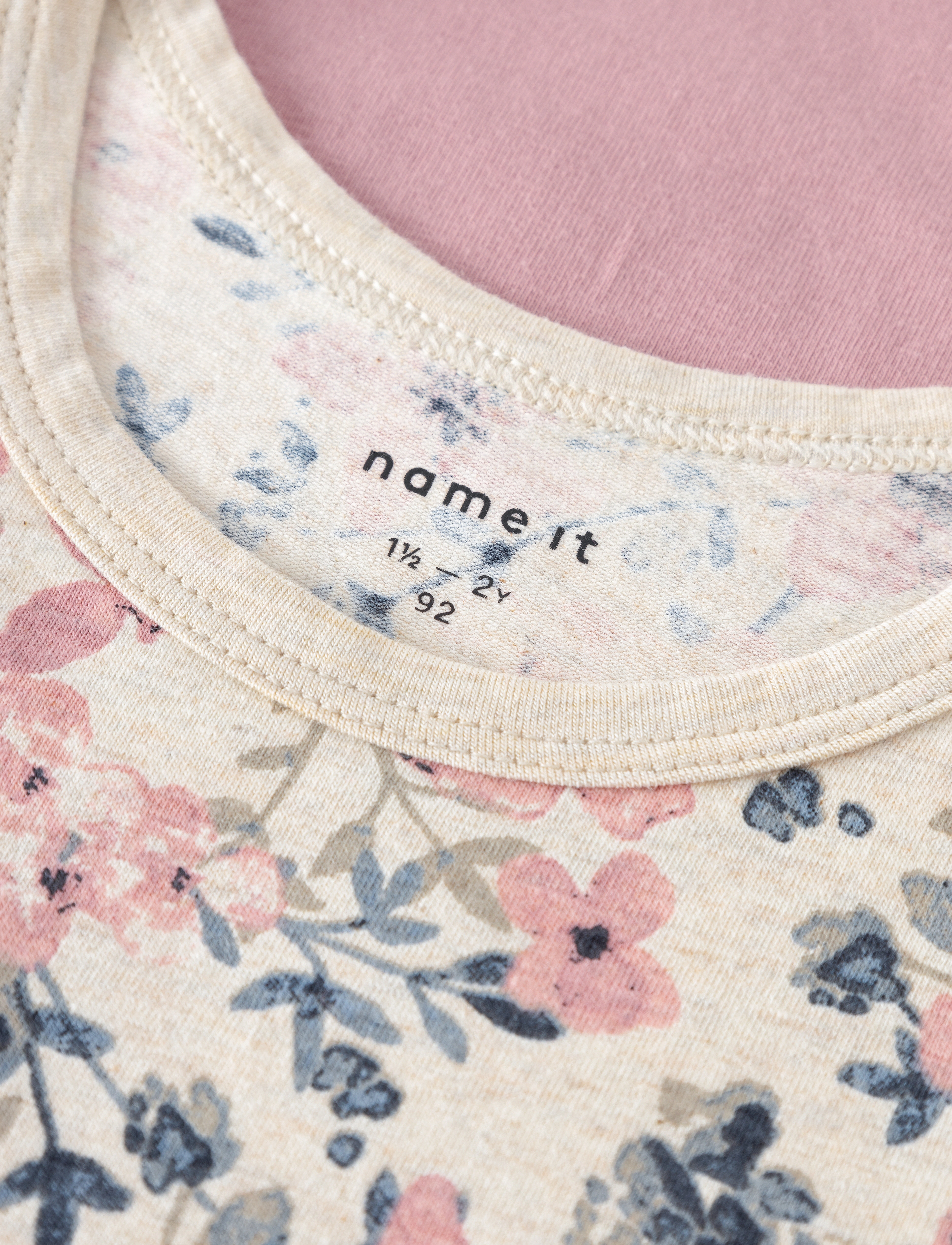 name it - NMFTANK TOP 2P NOSTALGIA FLOWER NOOS - sleeveless - nostalgia rose - 4