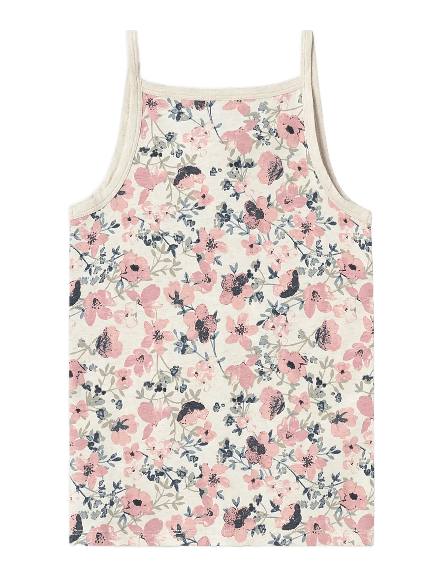 name it - NKFSTRAP TOP 2P NOSTALGIA FLOWER NOOS - tops - nostalgia rose - 1