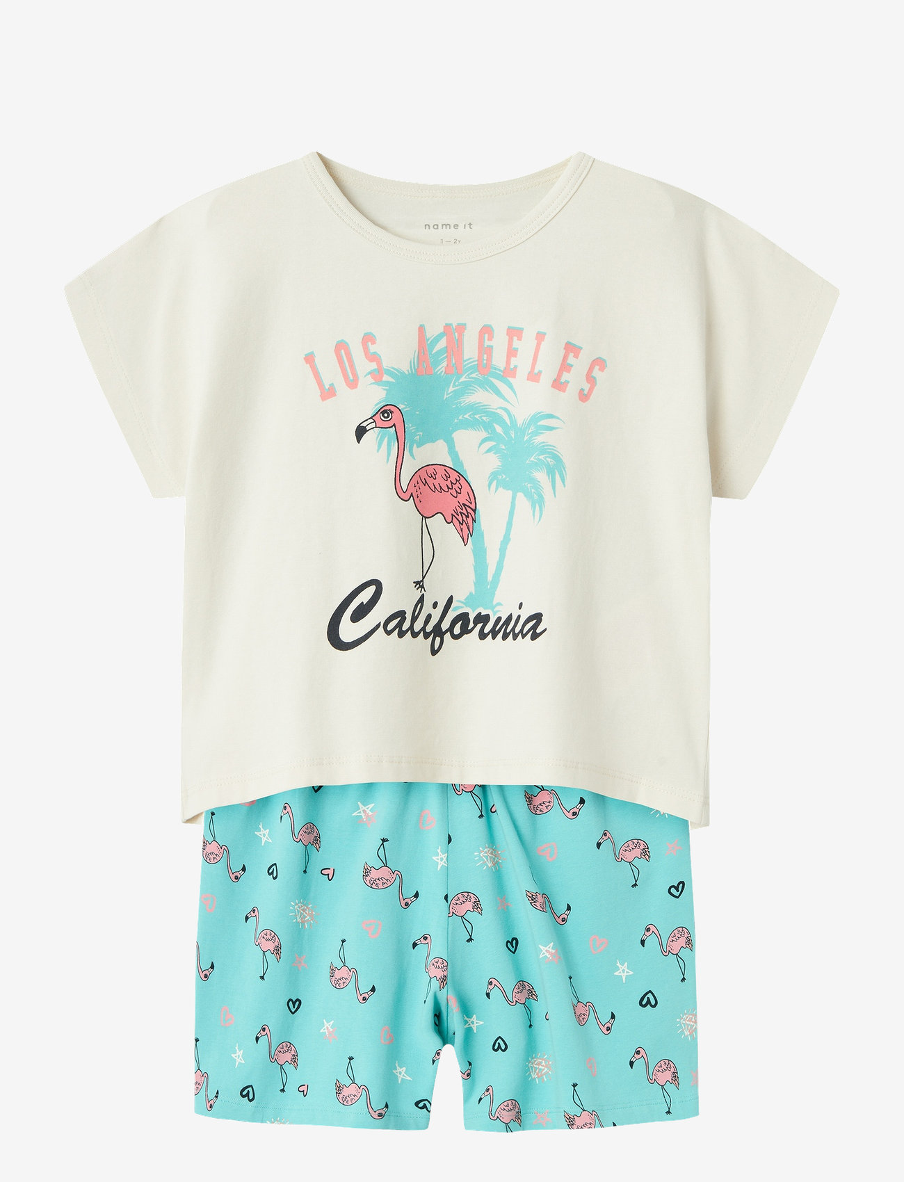 name it - NKFNIGHTSET CAP POOL BLUE FLAMINGO NOOS - pool blue - 1