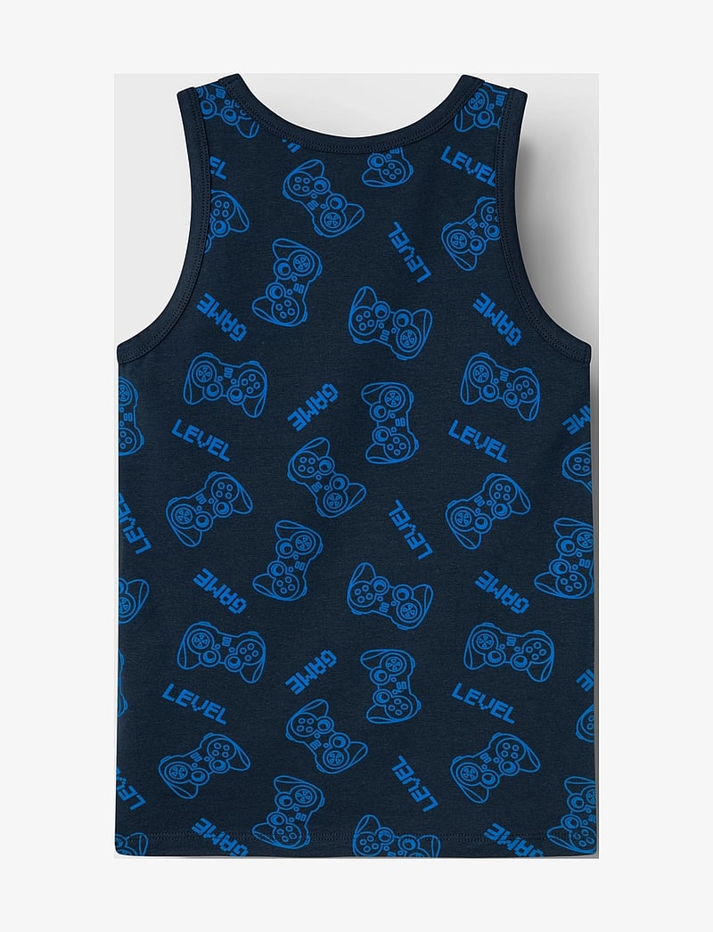 name it - NKMTANK TOP 2P DARK SAPPHIRE GAMER NOOS - Õlapaeltega topid - dark sapphire - 2