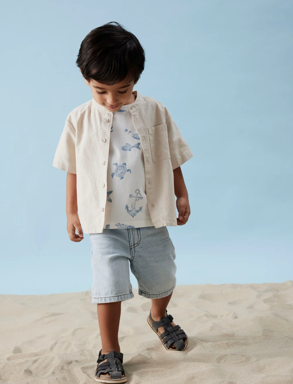 name it - NMMFAHER SS SHIRT - kurzärmlige hemden - peyote - 4