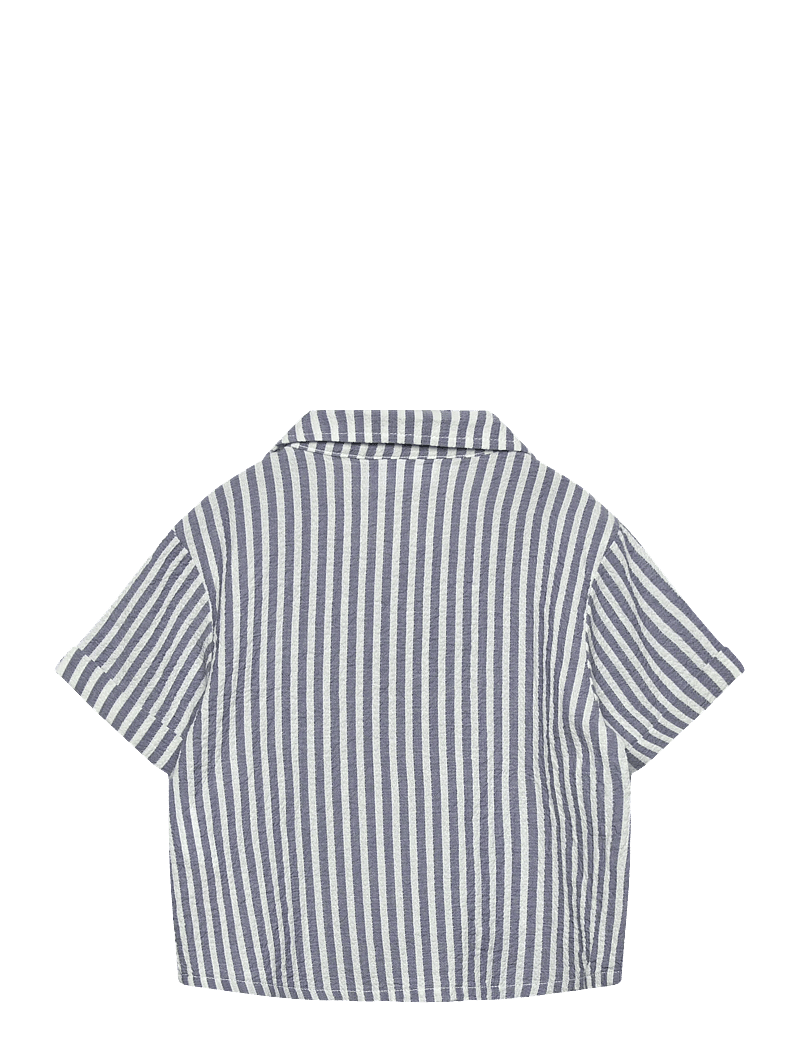 name it - NMMFEDENIS SS SHIRT - kurzärmlige hemden - vintage indigo - 1