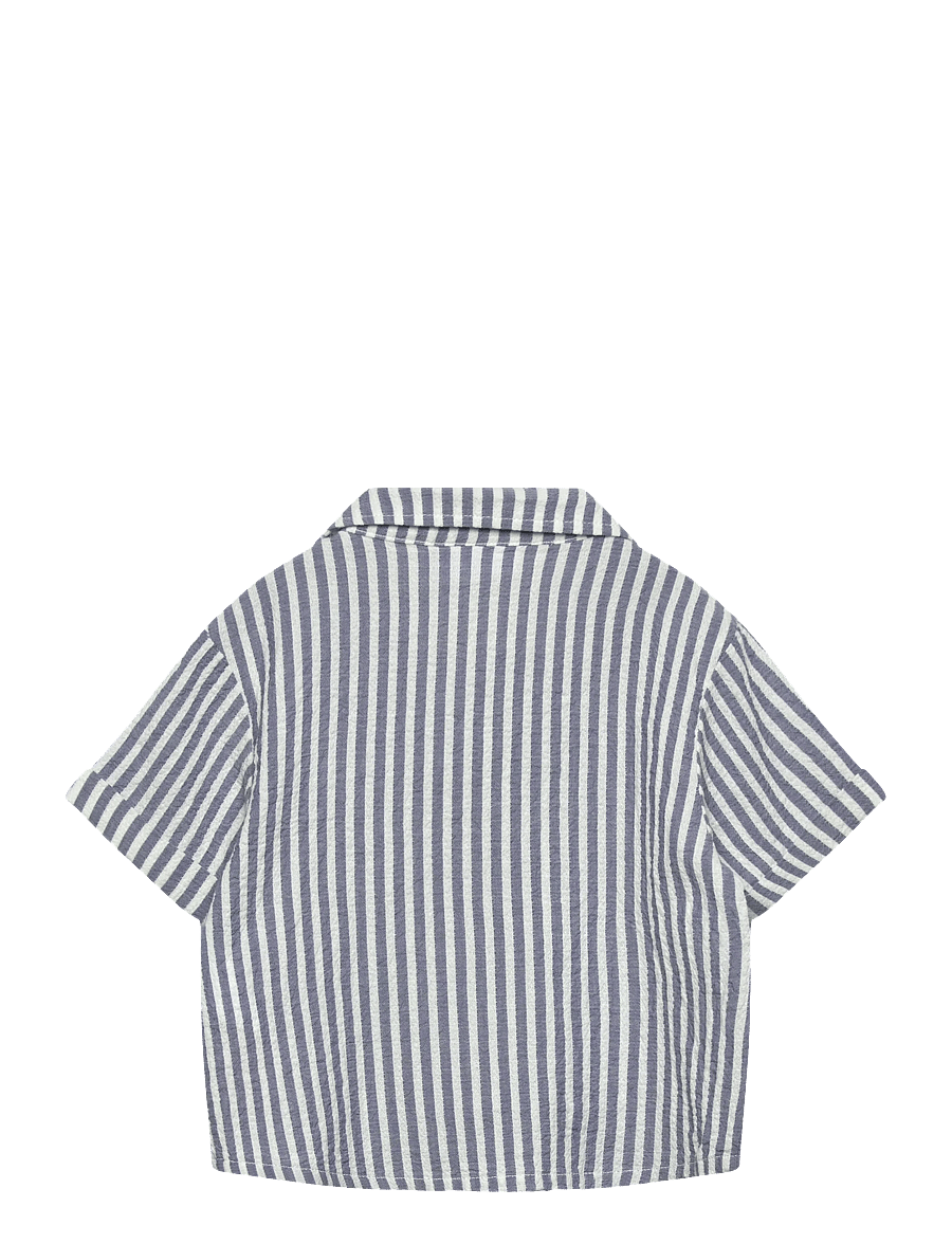 name it - NMMFEDENIS SS SHIRT - kurzärmlige hemden - vintage indigo - 1