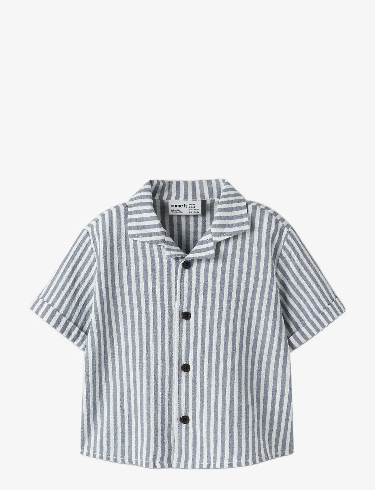 name it - NMMFEDENIS SS SHIRT - short-sleeved shirts - vintage indigo - 2