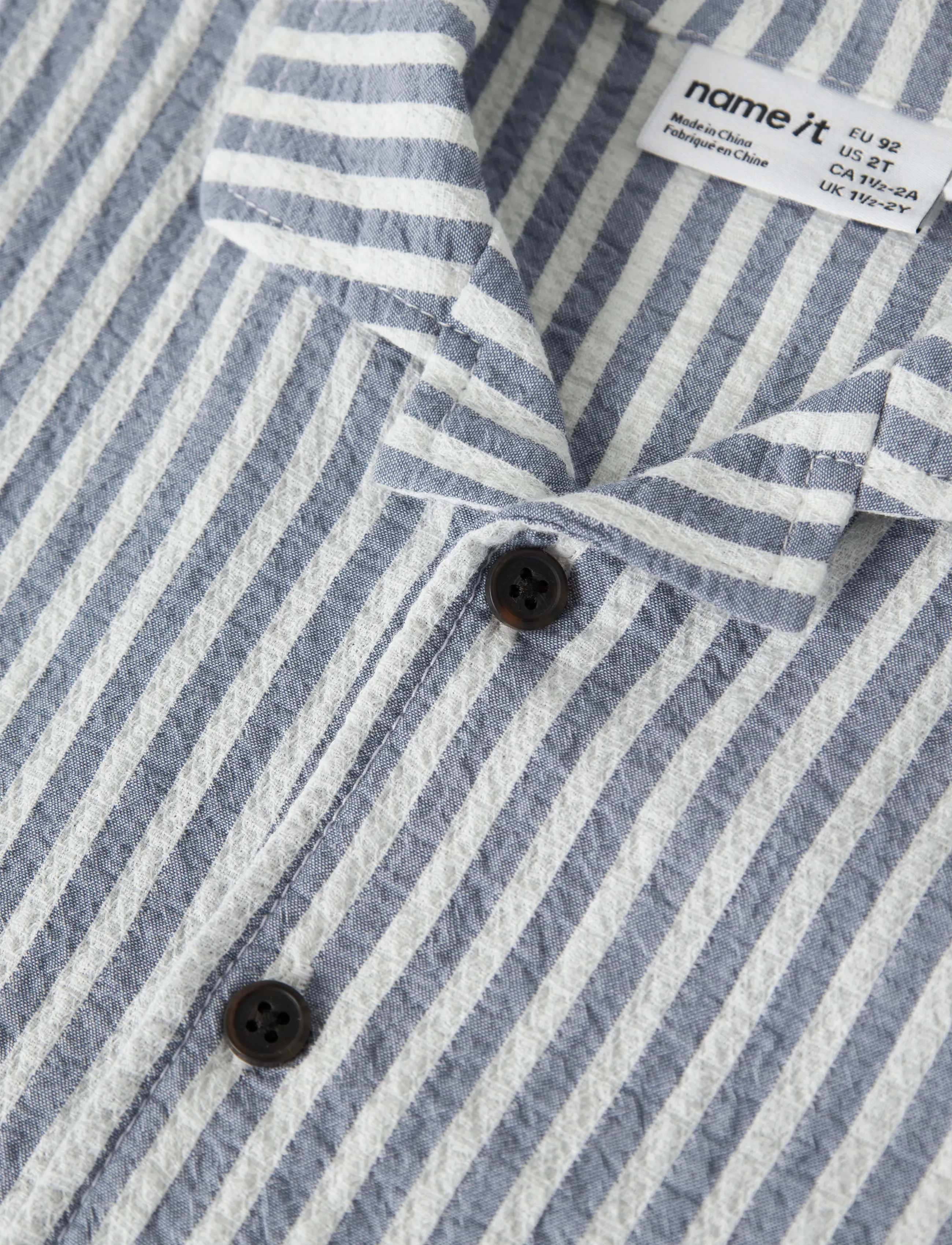name it - NMMFEDENIS SS SHIRT - lühikeste varrukatega särgid - vintage indigo - 3