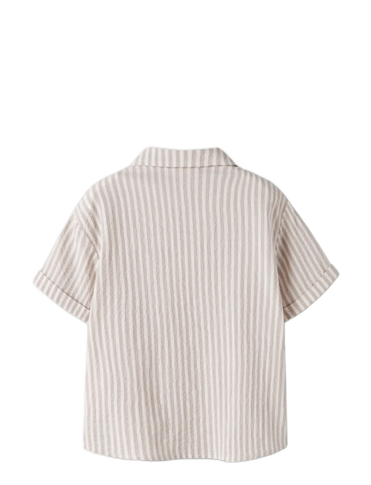 name it - NKMFEDENIS SS NREG SHIRT - kurzärmlige hemden - chateau gray - 1