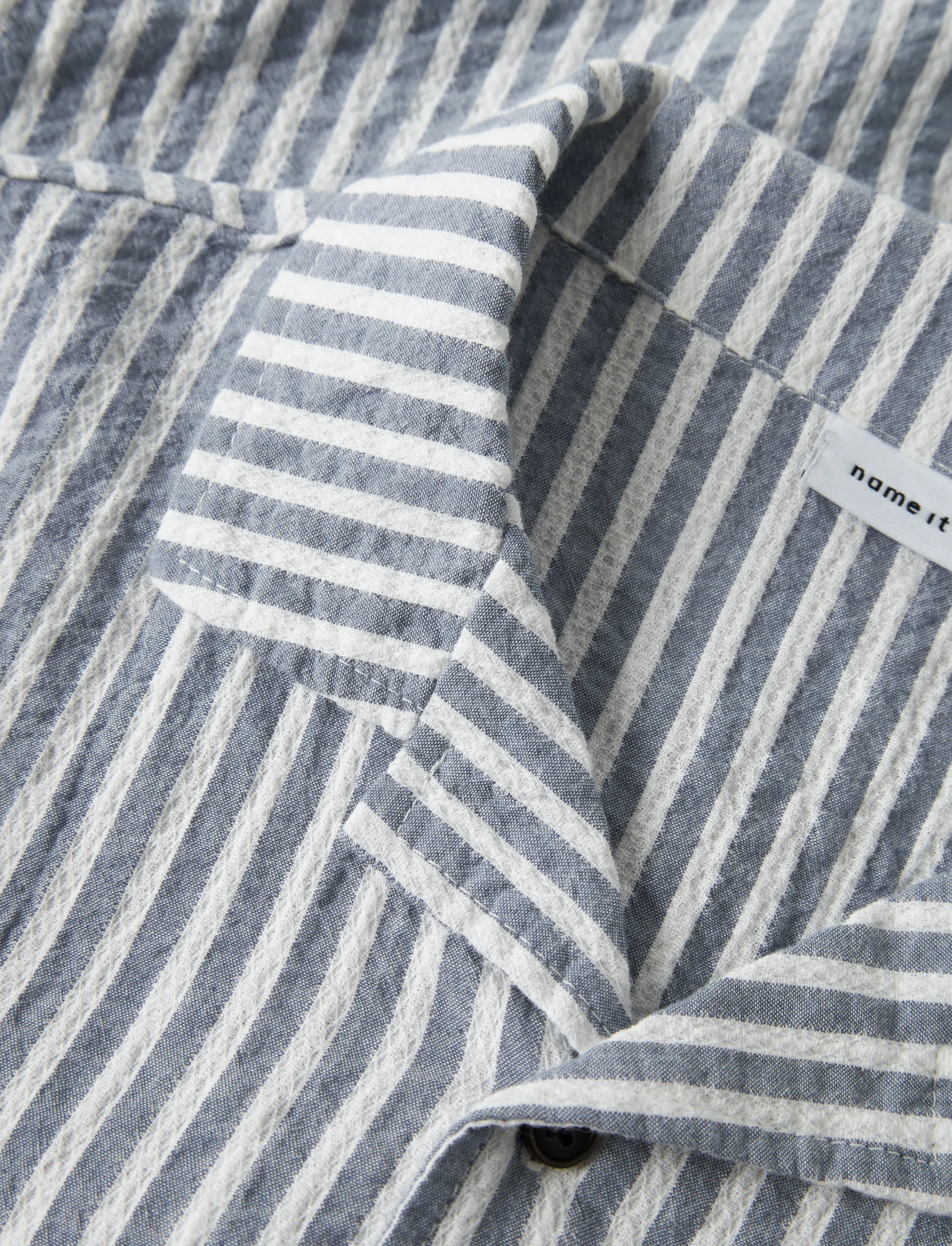 name it - NKMFEDENIS SS NREG SHIRT - short-sleeved shirts - vintage indigo - 4