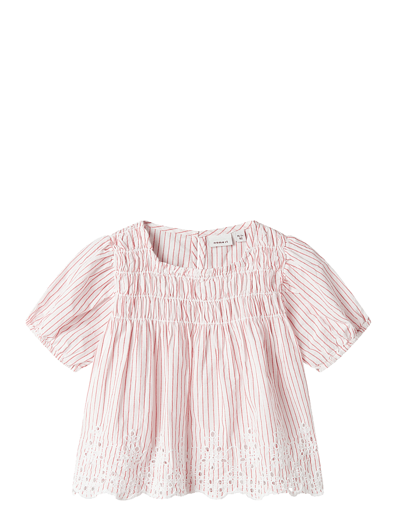 name it - NMFFESINNE SS TOP - bluzki i tuniki - bright white - 0