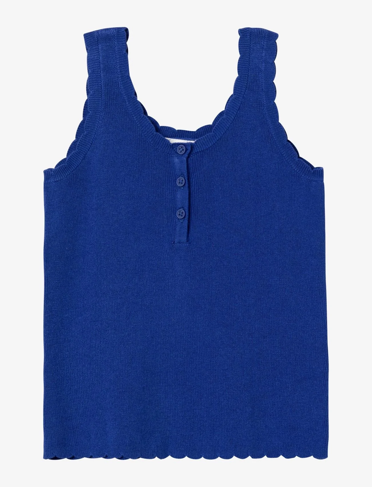 name it - NKFFILISA KNIT STRAP TOP - mouwloze t-shirts - clematis blue - 0