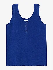 name it - NKFFILISA KNIT STRAP TOP - linnen - clematis blue - 0